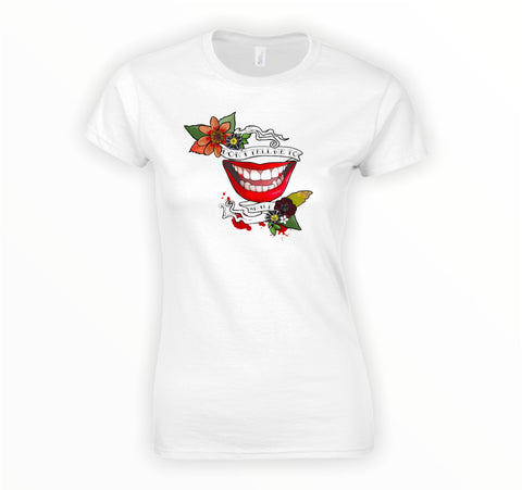 Womens dont tell me to smile t shirt